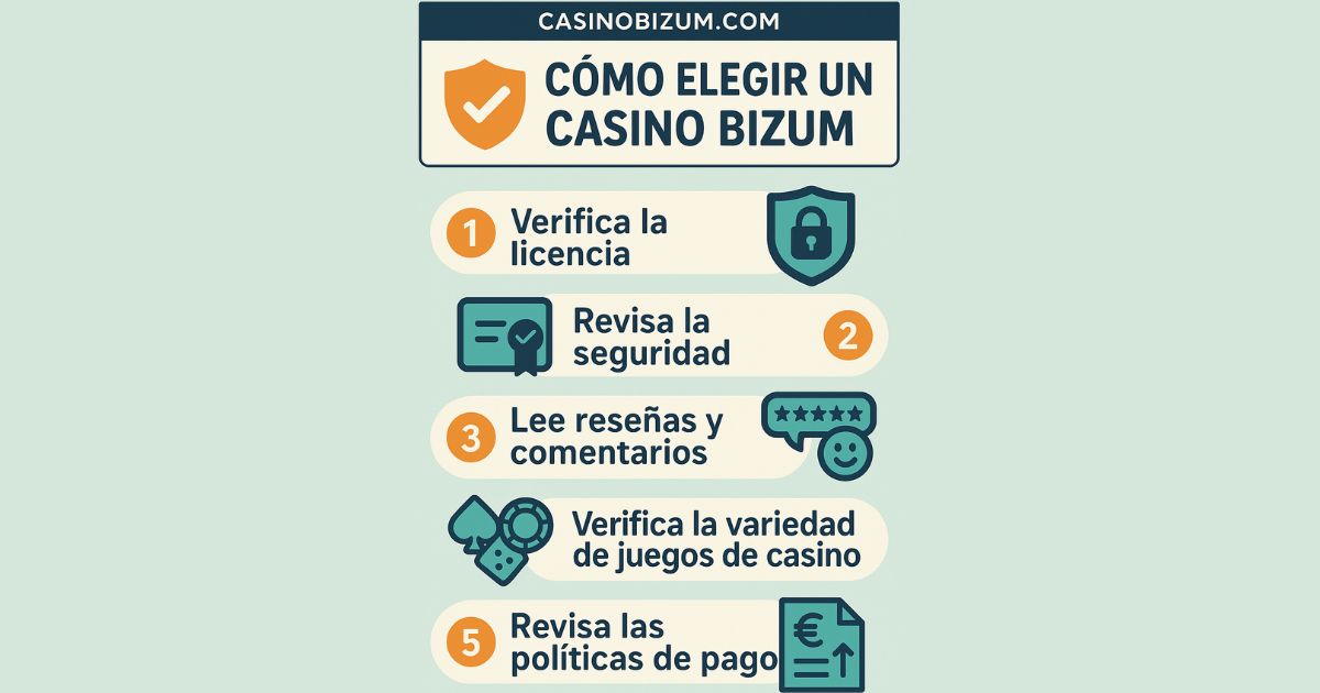 como elegir un casino bizum