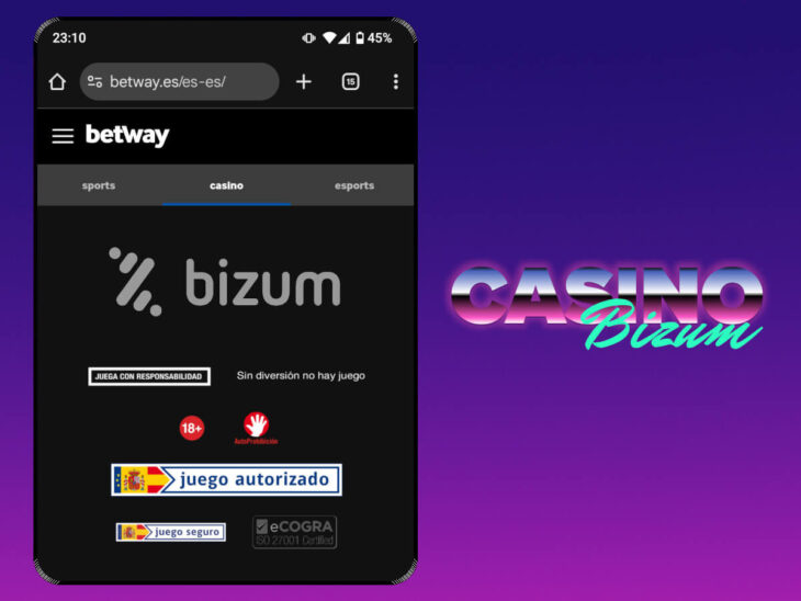Excelente Bizum casino - Betway